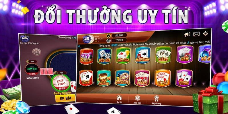 top 15 game bai doi thuong uy tin